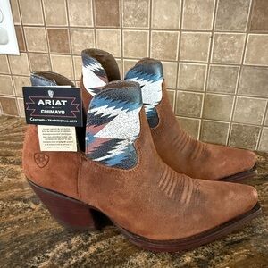 Arita Chimayo Terracotta booties